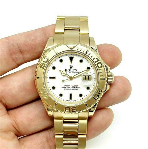 rolex gold yacht master for sale|Rolex Yacht-Master 40mm price.